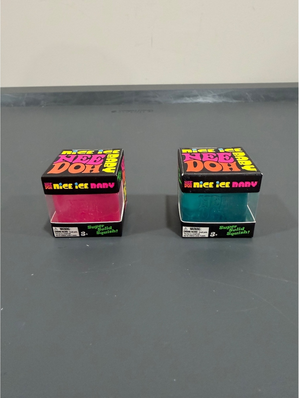 Schylling NeeDoh Teenie Nice Ice Baby Pair 2 Pack New Boxed